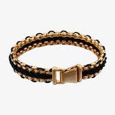 Woven Box Chain Bracelet, 12mm