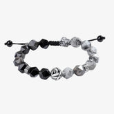 Pathfinder Bracelet – Obsidian & Map Stone